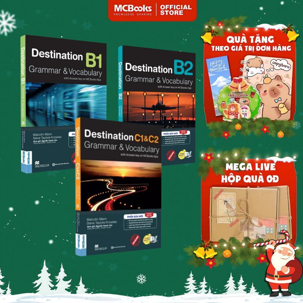 Sách - Destination Grammar & Vocabulary B1, B2, C1 & C2 - Kèm Đáp Án Trên App - MCBooks