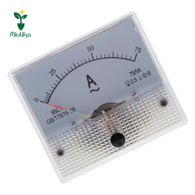 Miulika 85L1 AC 0-30 / 75 / 100 / 200A Ampe kế nhựa Analog Ampe kiểm tra dòng điện