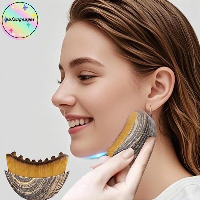 Pufangsuper Lymphatic Contour Face Brush Dry Brushing Face Brush S Size Máy mát xa mặt để điêu khắc 