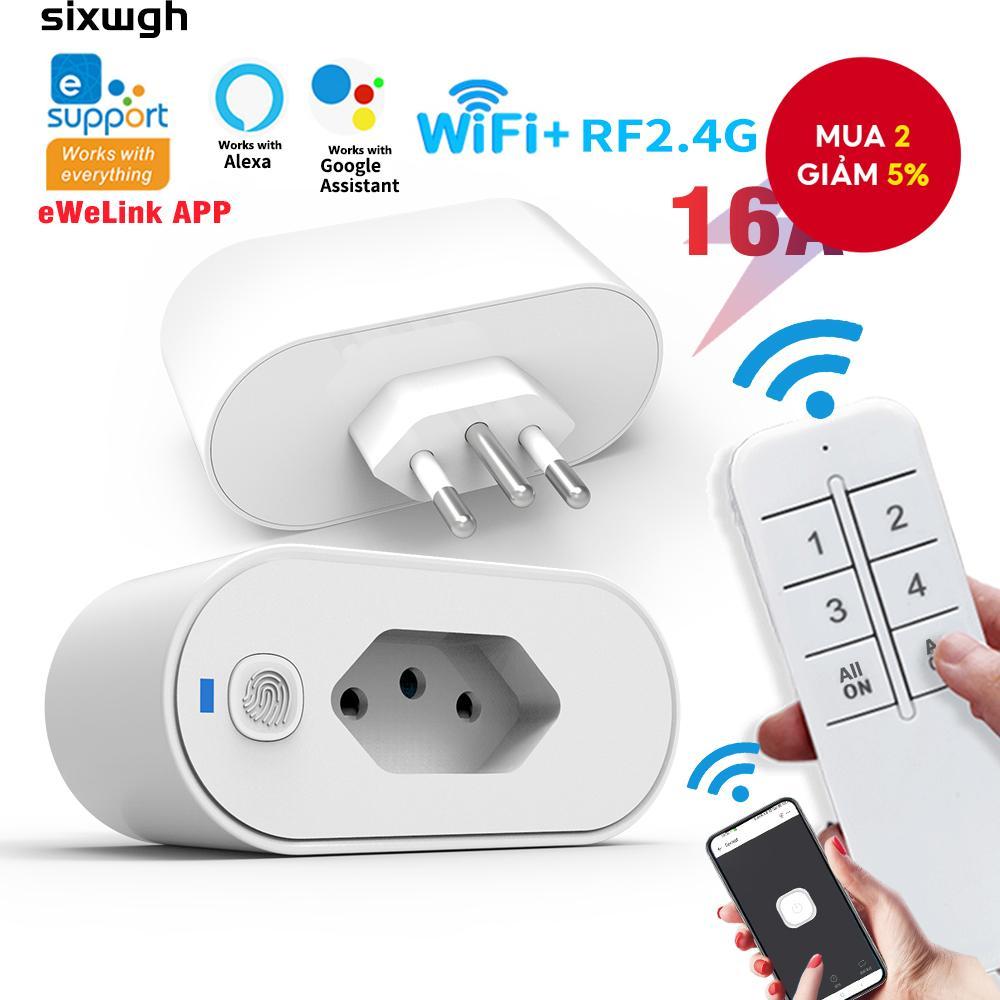 EWeLink Wifi Ổ cắm thông minh Điều khiển từ xa Ổ cắm chuyển đổi hỗ trợ eWeLink Điều khiển ứng dụng H