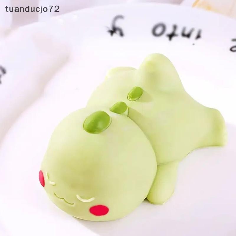 Khuôn Silicone Khủng Long Cá tuyết cho bánh pudding và trang trí bánh-phim hoạt hình khủng long xanh