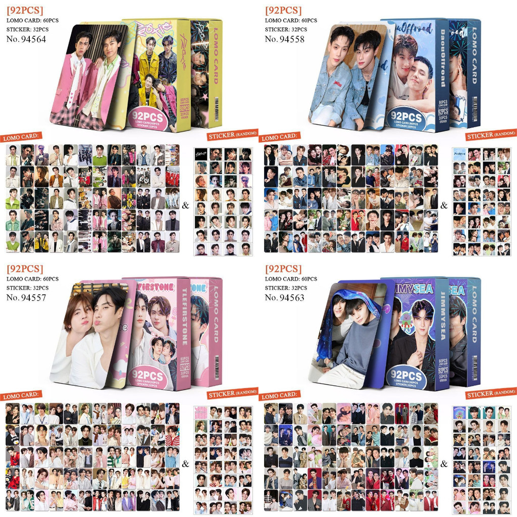 Thái Lan JimmySea PROXIE TLEFIRSTONE DAOUOFFROAD Lomo Card Photocard Bưu Thiếp 60 Chiếc Thẻ + 32 Miế