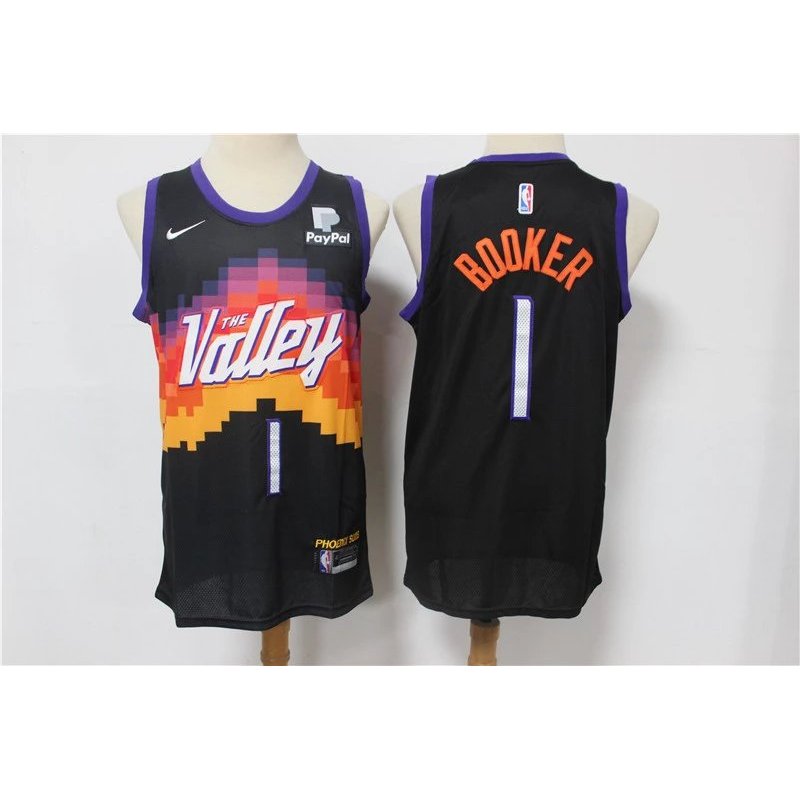 Áo đấu DeAndre Ayton số 1 Phoenix Suns 2021 - Phiên bản thành phố