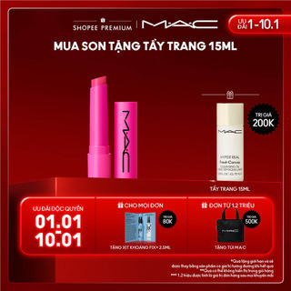  Son MAC Squirt 3D Plumping Gloss stick 2.3g son bóng dưỡng môi không dính hiệu ứng làm đầy môi  