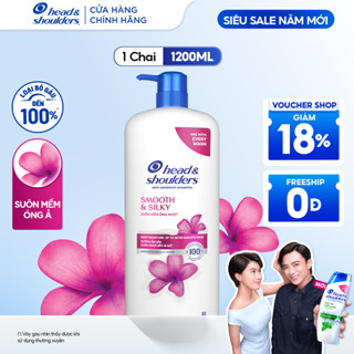   Dầu Gội HEAD & SHOULDERS Suôn Mềm Óng Mượt Chai 1200ML 