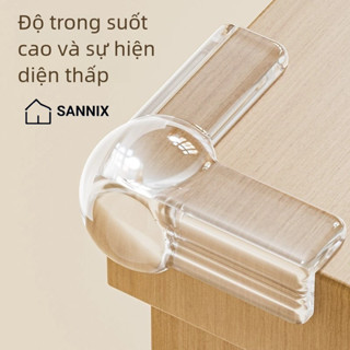 Set 4 Miếng Bịt Góc Bàn Silicon Trong Suốt An Toàn Cho Bé/Người Già, Bọc Cạnh Bàn Tránh Va Đập