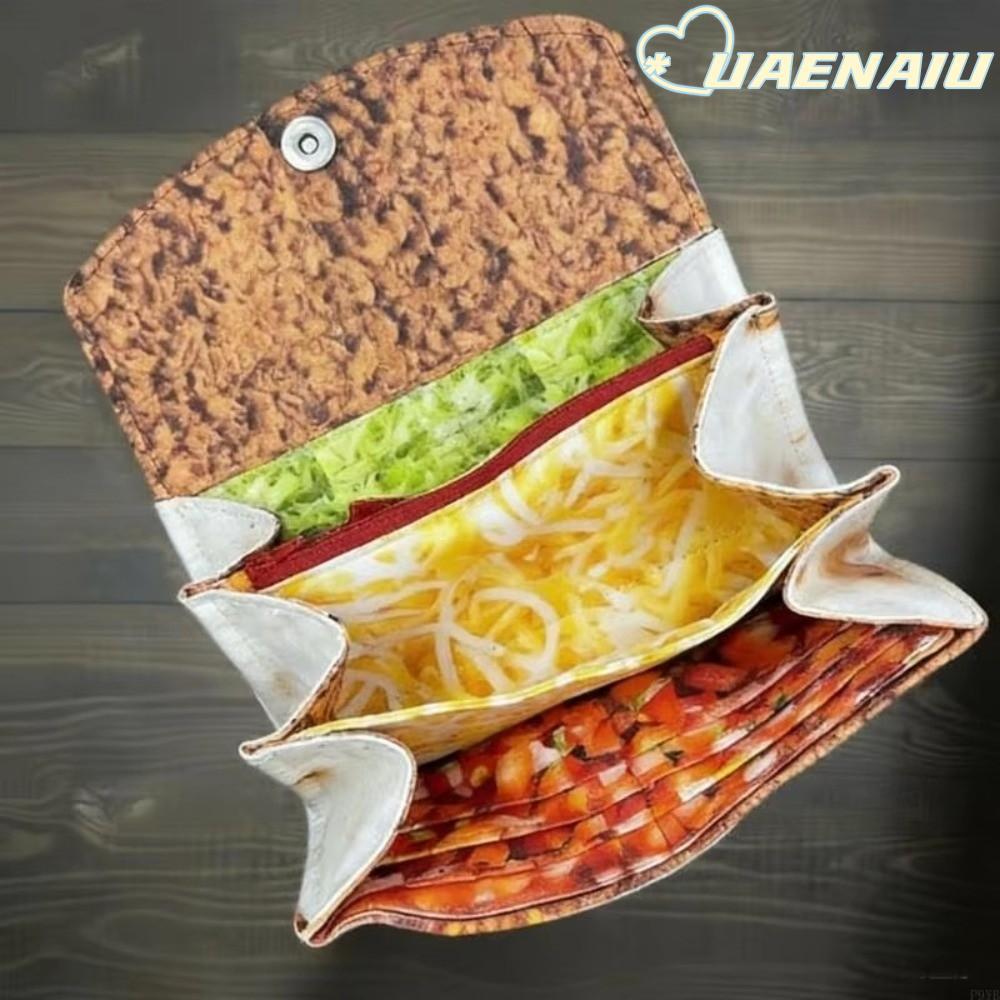 Kẹp tiền xu UAENAIU, Nhiều ngăn có khe cắm thẻ Ví Burrito, Quà tặng Ví đựng tiền xu có thể gập lại B