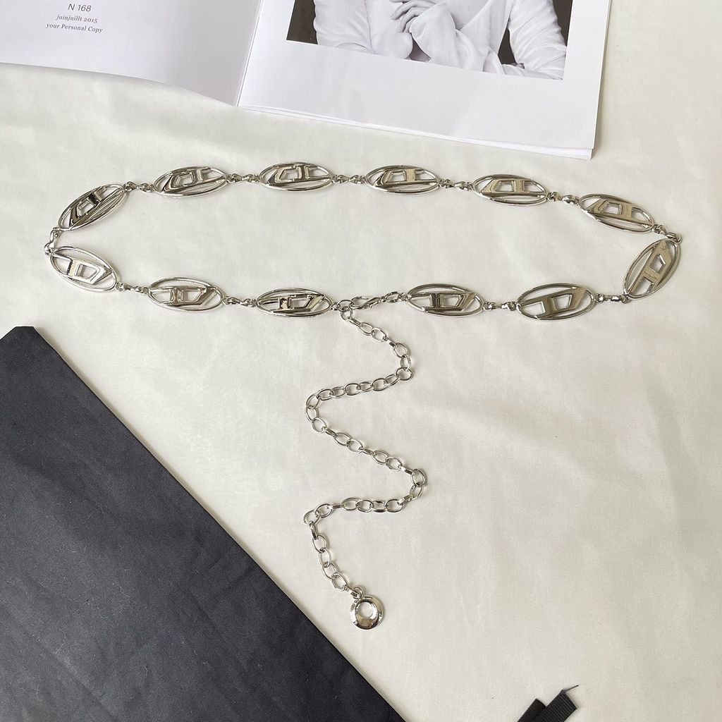 DIESEL1525 Dây Thắt Lưng Nữ Phù Hợp Áo Len và Trang Trí