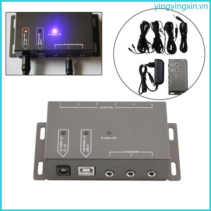 Bộ mở rộng bộ lặp điều khiển từ xa hồng ngoại YIN IR 6 bộ phát với 1 đầu thu IR
