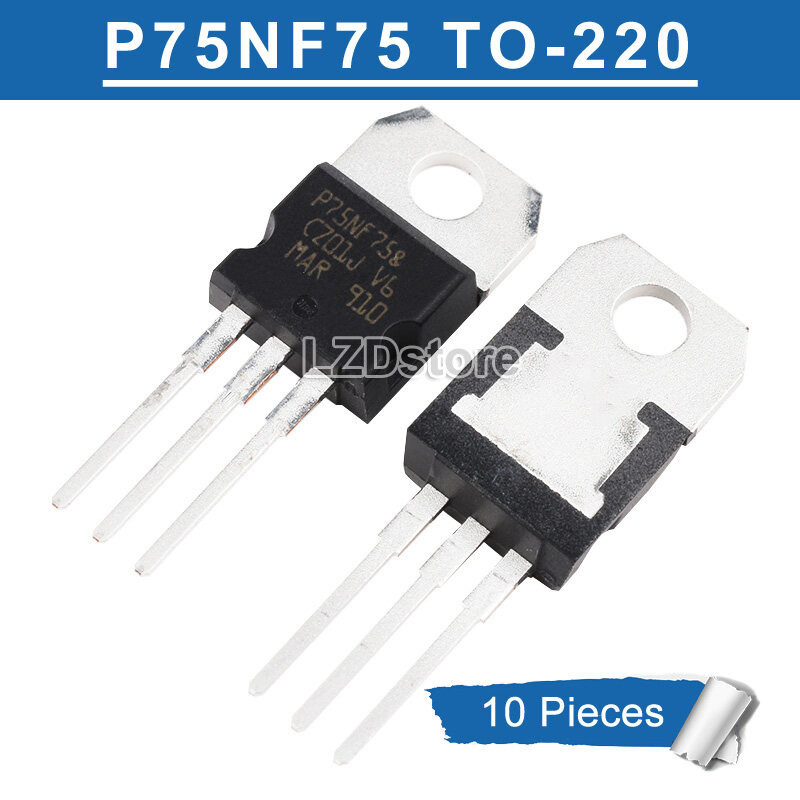 10 chiếc STP75NF75 P75NF75 TO-220 TO220 75NF75 MOSFET mới nguyên bản