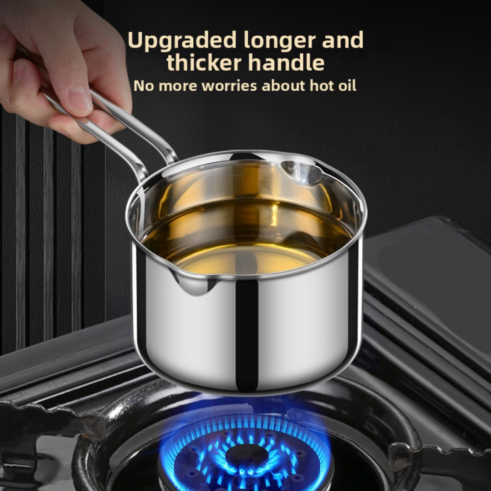 <cosyh>Stainless Steel Pan Pure Stainless Steel Tempered Glass Lid Quick Heating
