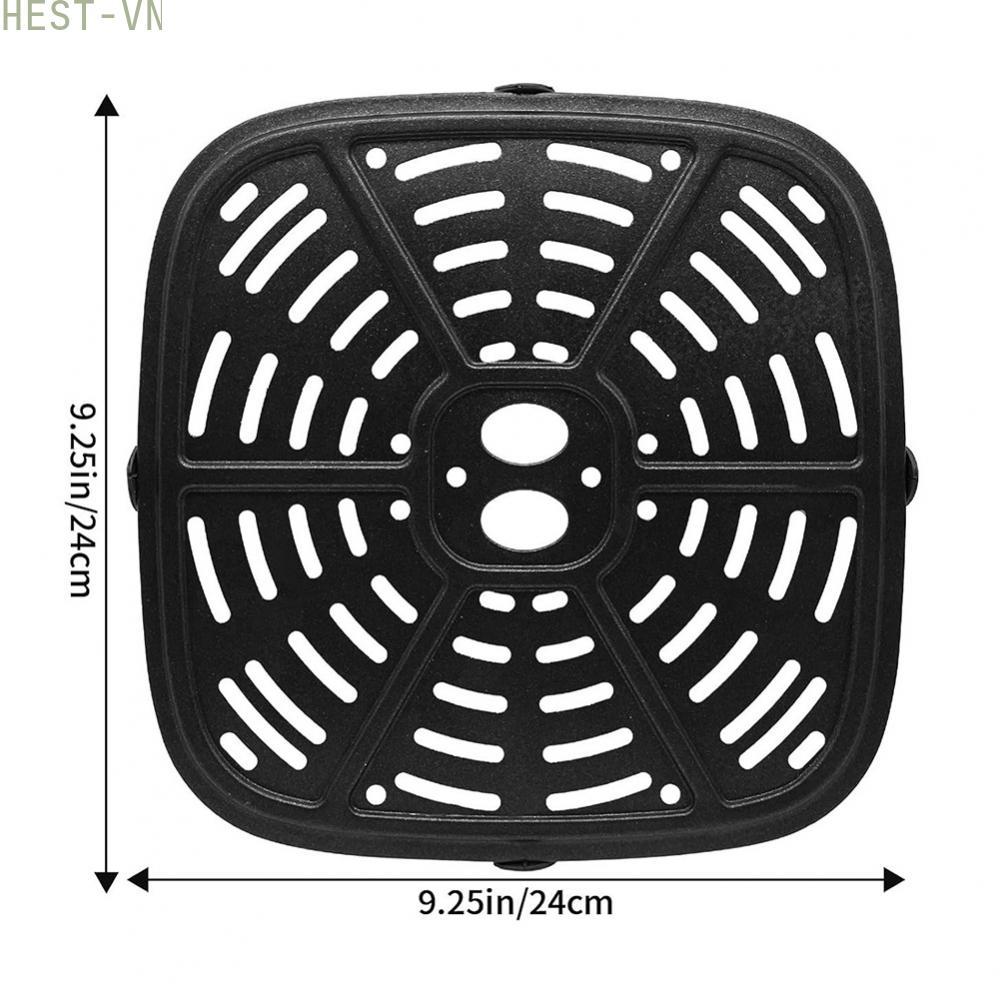 Air Fryer Grill Pan Enameled Coating Double-layer Spraying Dishwasher Safe