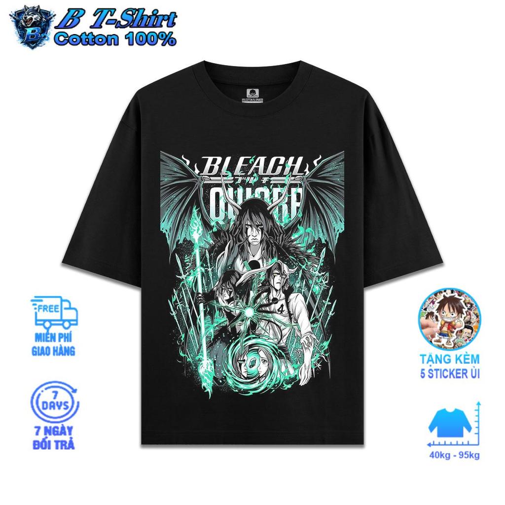 Áo Thun Unisex Uiquiorra Cifer Oversized 100% cotton tay lỡ (TẶNG KÈM 5 STICKER)