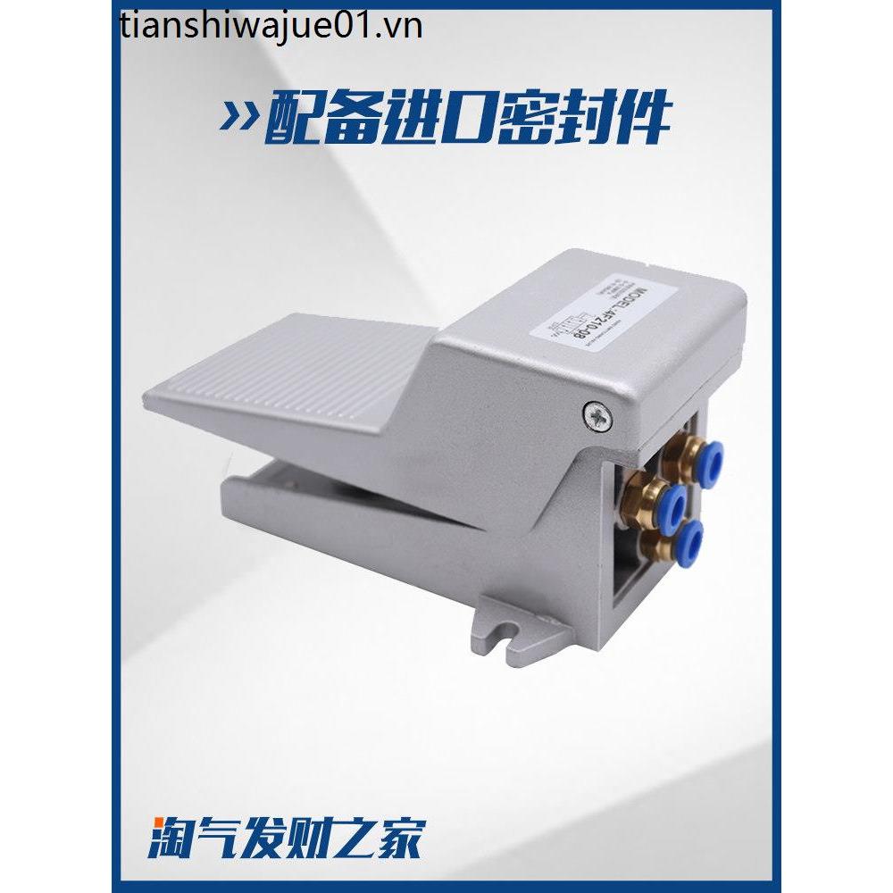 [Chất lượng cao] Van chân khí nén 4F210-08 Van chân năm chiều hai vị trí 4F210-08L (có khóa)