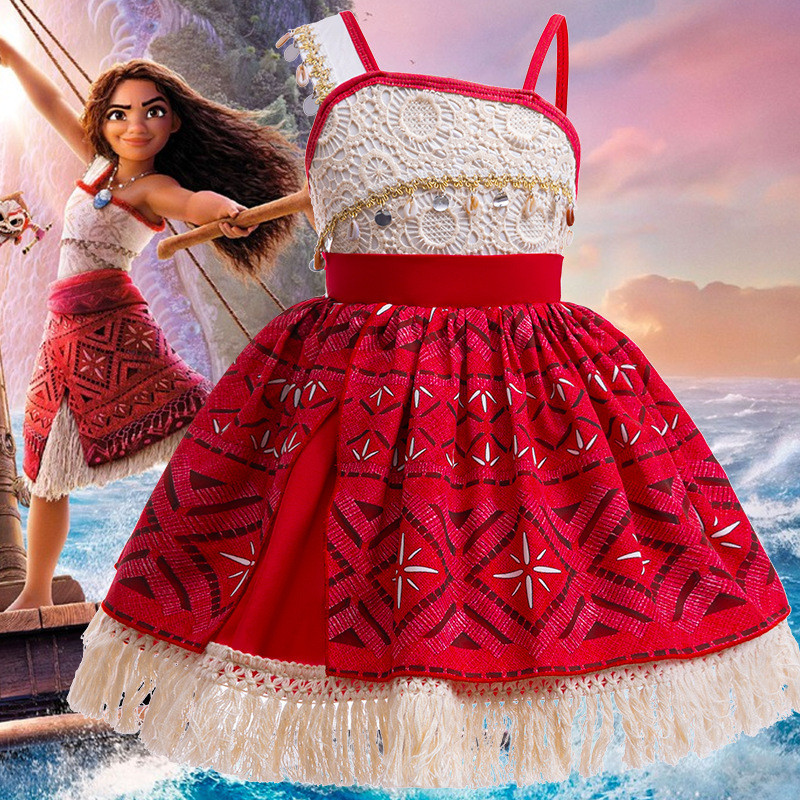 Moana COS Dress moana moana Trang phục Quần áo trẻ em Sân khấu Quần áo trẻ em NN45