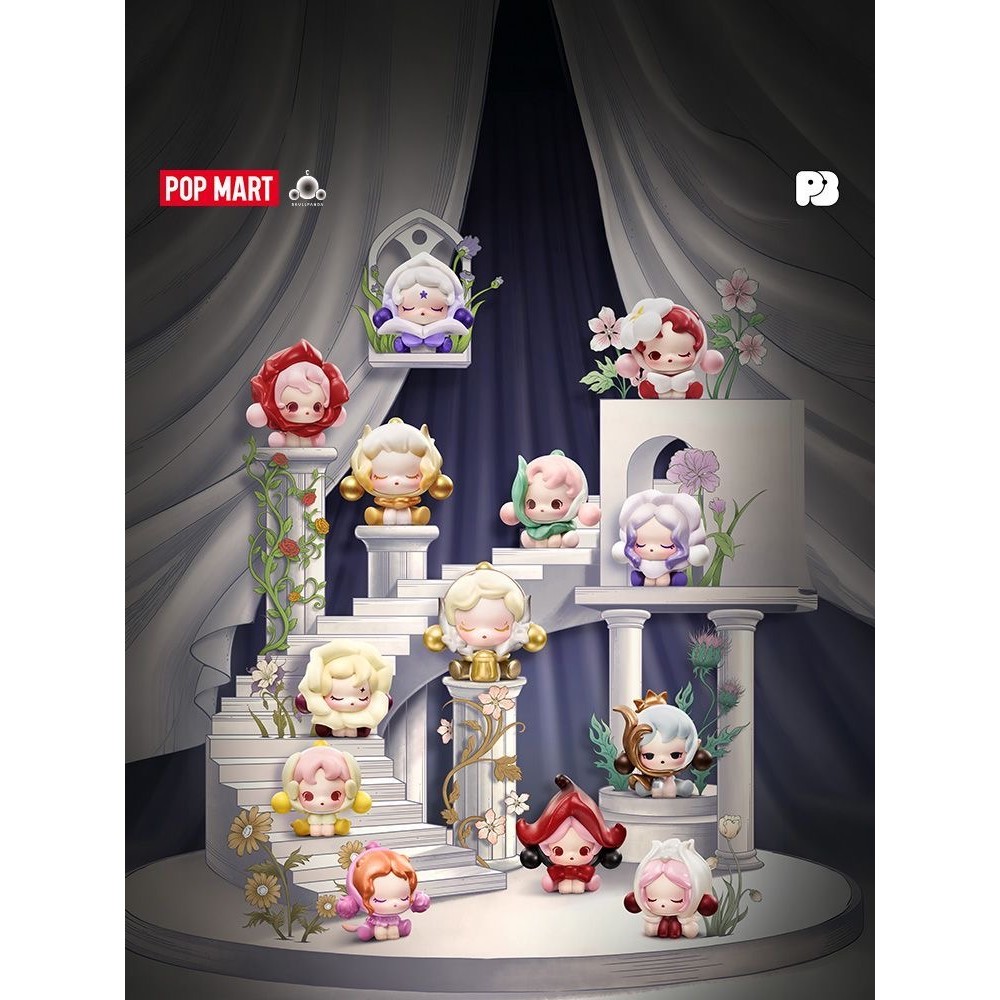 POPMART POPMART Viên Dễ Thương SKULLPANDA Hoa Bốn Cảnh Series Búp Bê Hộp Bí Ẩn