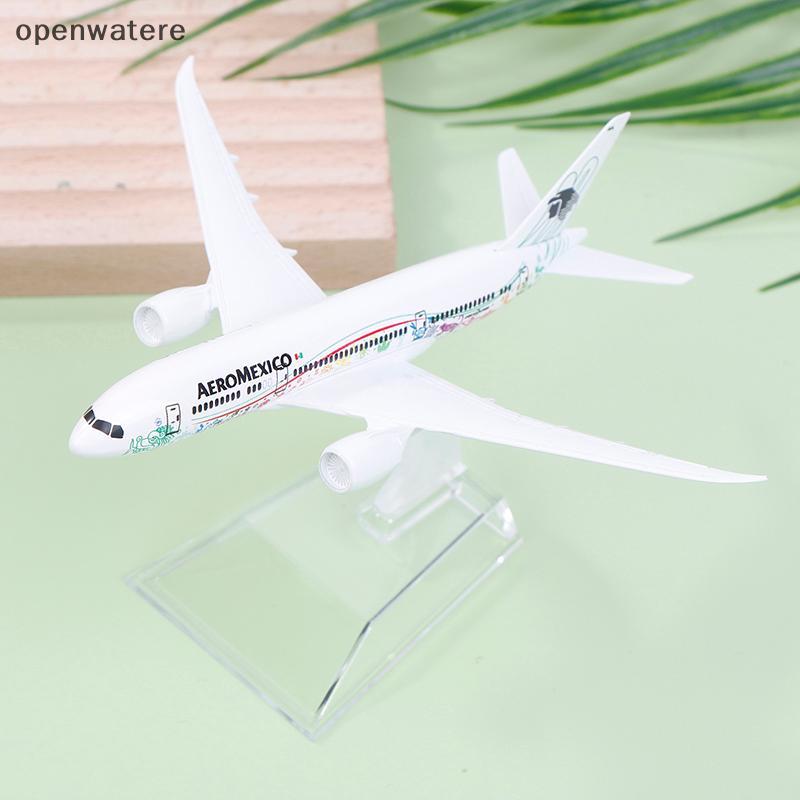 Openwatere AEROMEXICO B787 Tỉ Lệ 1 / 400 16cm Hợp Kim Diecast Máy Bay Mẫu Boeing 787 VVV