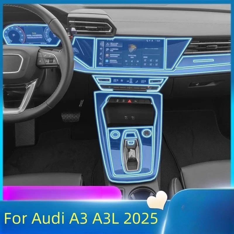 Dành Cho Xe Audi A3 A3L 2025 TPU Bảo Vệ Xe GPS Định Vị Bánh Răng Chống Trầy Xước Màn Hình Phụ Kiện X