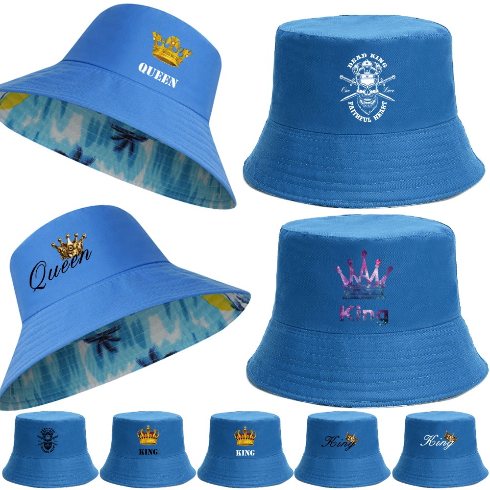 Hiking trekking hat Sunproof fisherman hat Best seller UV protection Double-sided wear Cotton Fashio