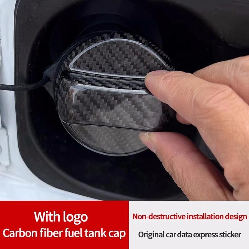 Sợi Carbon Xe Bình Nhiên Liệu Nắp Trang Trí Dành Cho Xe Audi B9 8S 8W 4M S4 S5 S7 C8 A7 4K A8 D5 S8 