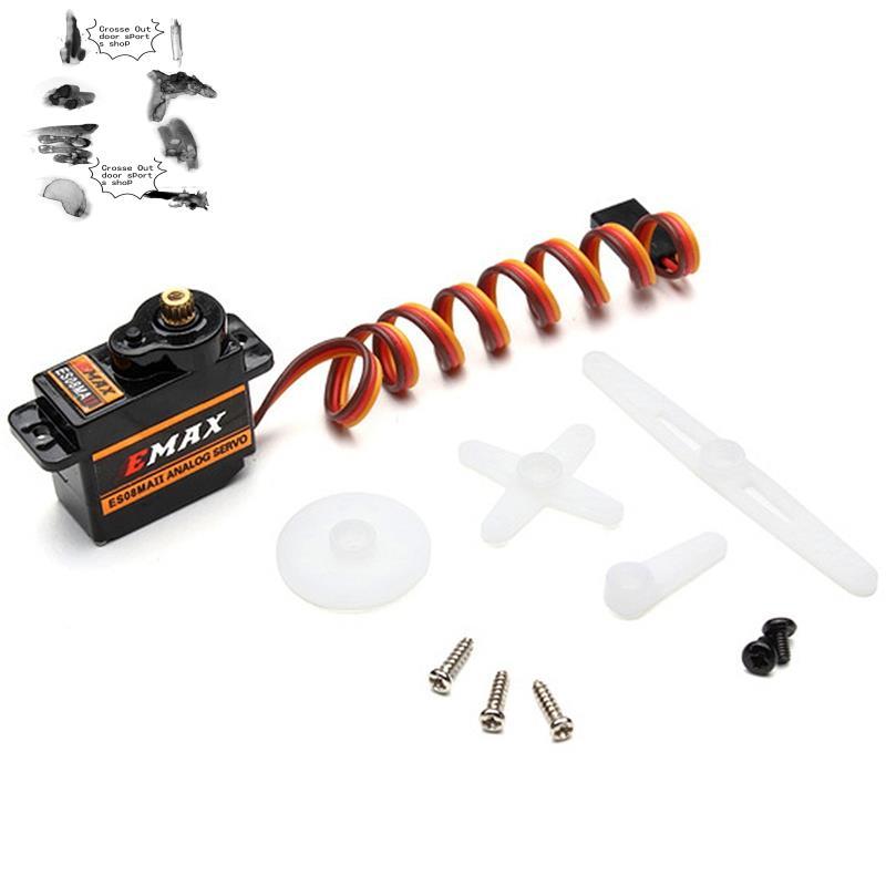 FPV Drone Racing cho RC Plane ByRC FPV 12g ES08MA II Mini Kim Loại Gear Analog servo Mini Kim Loại K