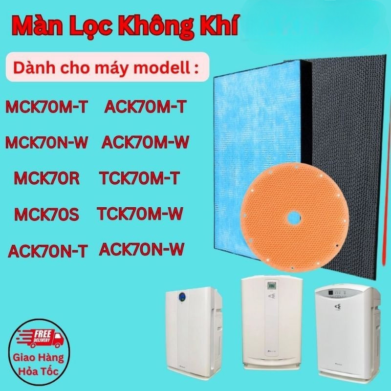 Màng lọc không khí Daikin MCK70, ACK70, TCK70 Hàng nội địa nhật