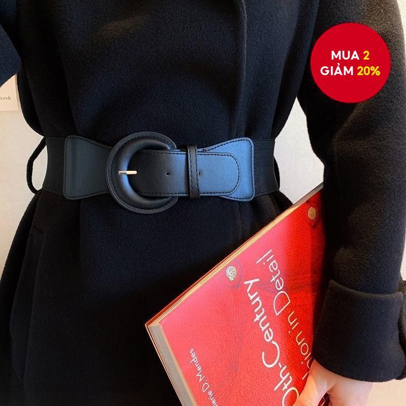 Thắt lưng đa năng sành điệu dành cho bộ đồ & áo khoác nữ - Thắt lưng rộng có thể điều chỉnh co giãn cho thường ngày / văn phòng