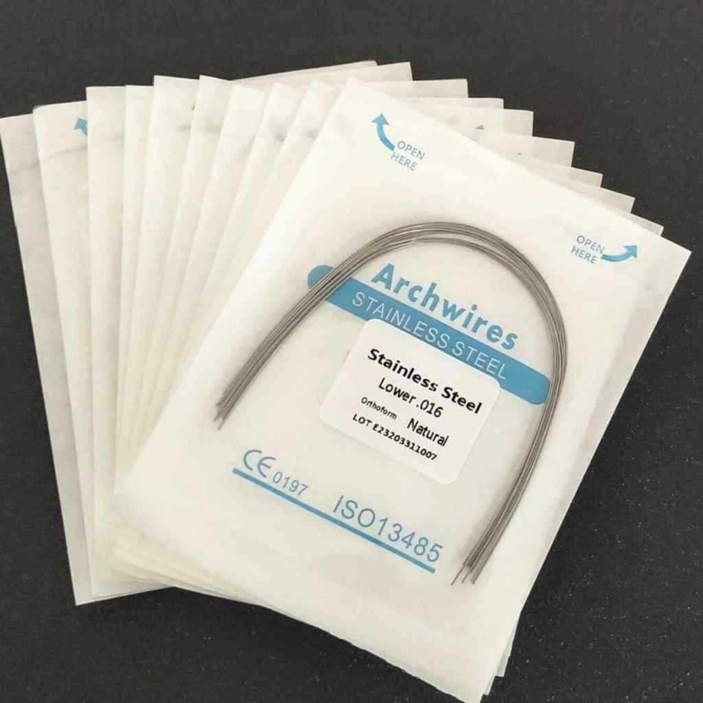 Set 10 Dây Cung SS Chỉnh Nha – Định Hình Hiệu Quả | Thép Không Gỉ | Ovoid