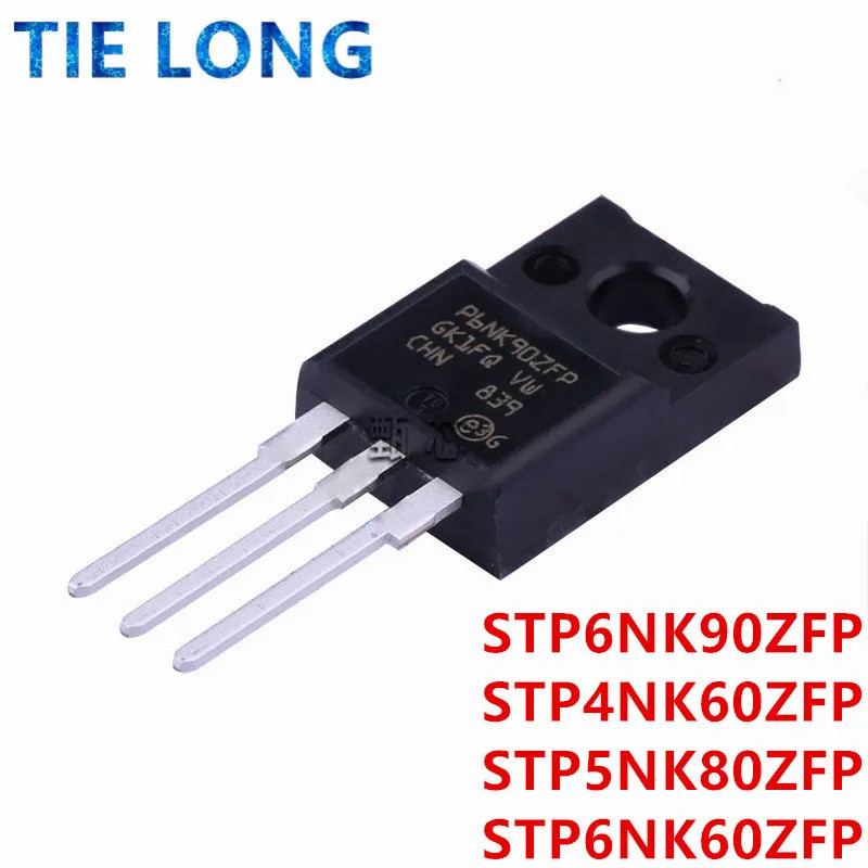 5 Chiếc STP6NK90ZFP P6NK90ZFP TO220F STP4NK60ZFP P4NK60ZFP STP5NK80ZFP P5NK80ZFP STP6NK60ZFP P6NK60Z