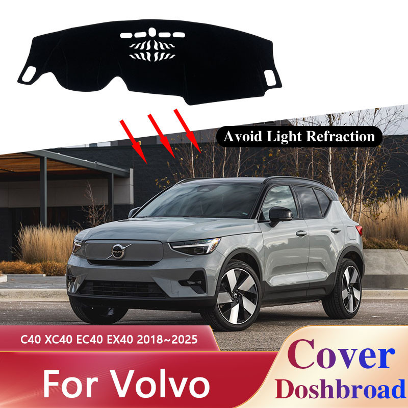 Bảng Điều Khiển Dành Cho Volvo C40 XC40 EC40 EX40 2018 ~ 2025 Car Dash Board Chống Tia UV Chống Trơn