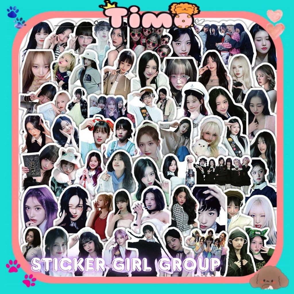 Sticker Idol Kpop Hình Dán Cắt Sẵn Fandmade Girl Crush Timo ST24
