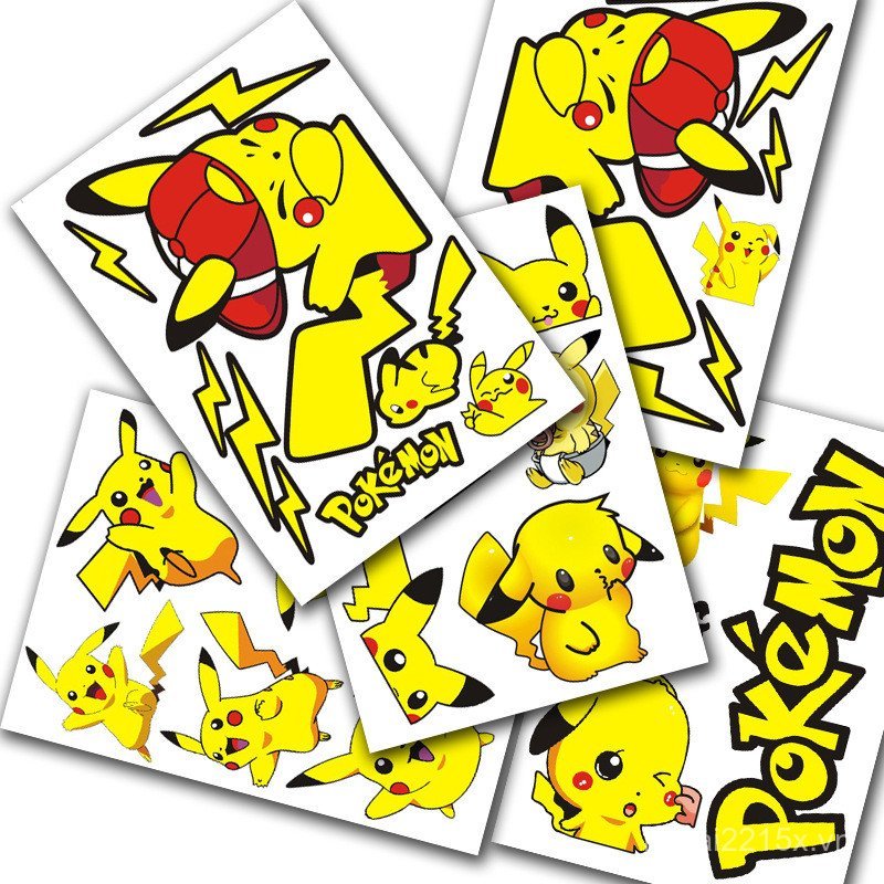 Mới Tinkerbell Mèo Mario Xe Miếng Dán Doremon Pikachu Hoạt Hình Xe Điện Miếng Dán Z2BF