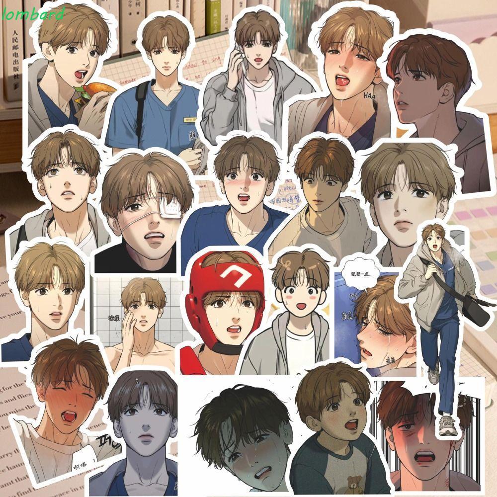 LOMBARD Hàn Quốc BL Manwha Jinx Sticker, Hàn Quốc BL Manwha Kim Dan Joo Jaekyung Manga Sticker, Book
