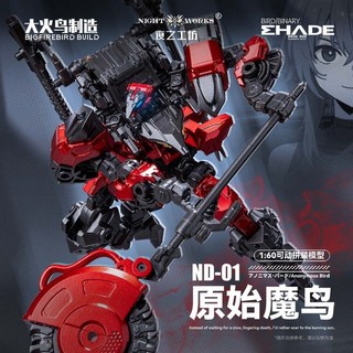 [Sản phẩm mới Hàng có sẵn] Được sản xuất bởi Big Firebird ND-01 Original Magic Bird 1 / 60 Mô hình lắp ráp sẵn vui nhộn Bộ sưu tập đồ chơi viên nang búp bê cá nhân dễ thương tinh tế Bộ sưu tập đồ chơi Người ảnh hưởng sinh nhật Quà tặng trao đổi quyến rũ L