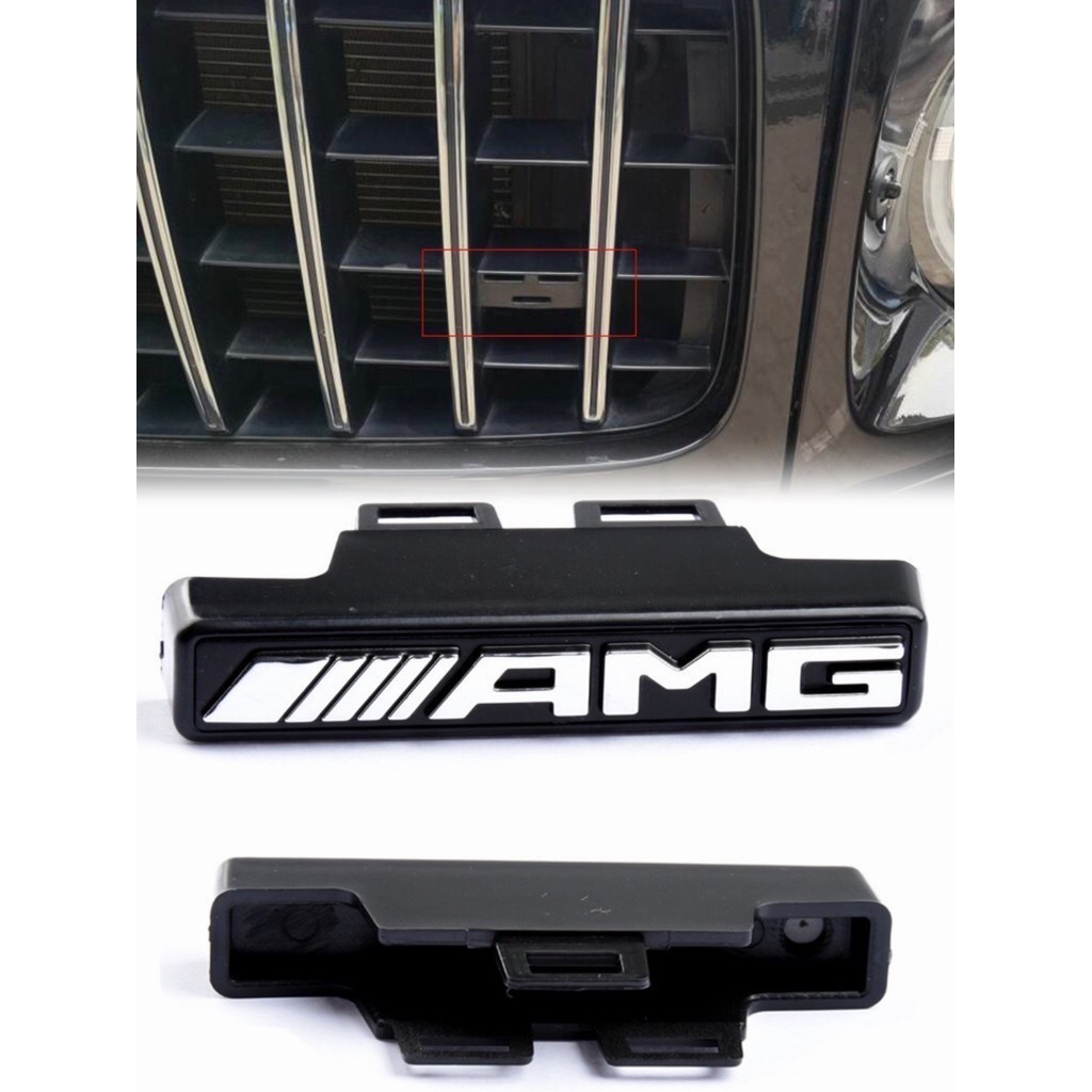 Mercedes-Benz Benz AMG Logo Ô Tô Trung Quốc Lưới Logo Nhỏ AMG Logo Nhỏ Lớn G-Class G63 GLC Sửa Đổi G