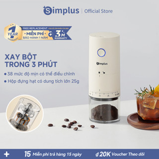 Simplus Máy xay cà phê điện Home Smart Grinder 38 chế độ xay điều chỉnh được MDJH005