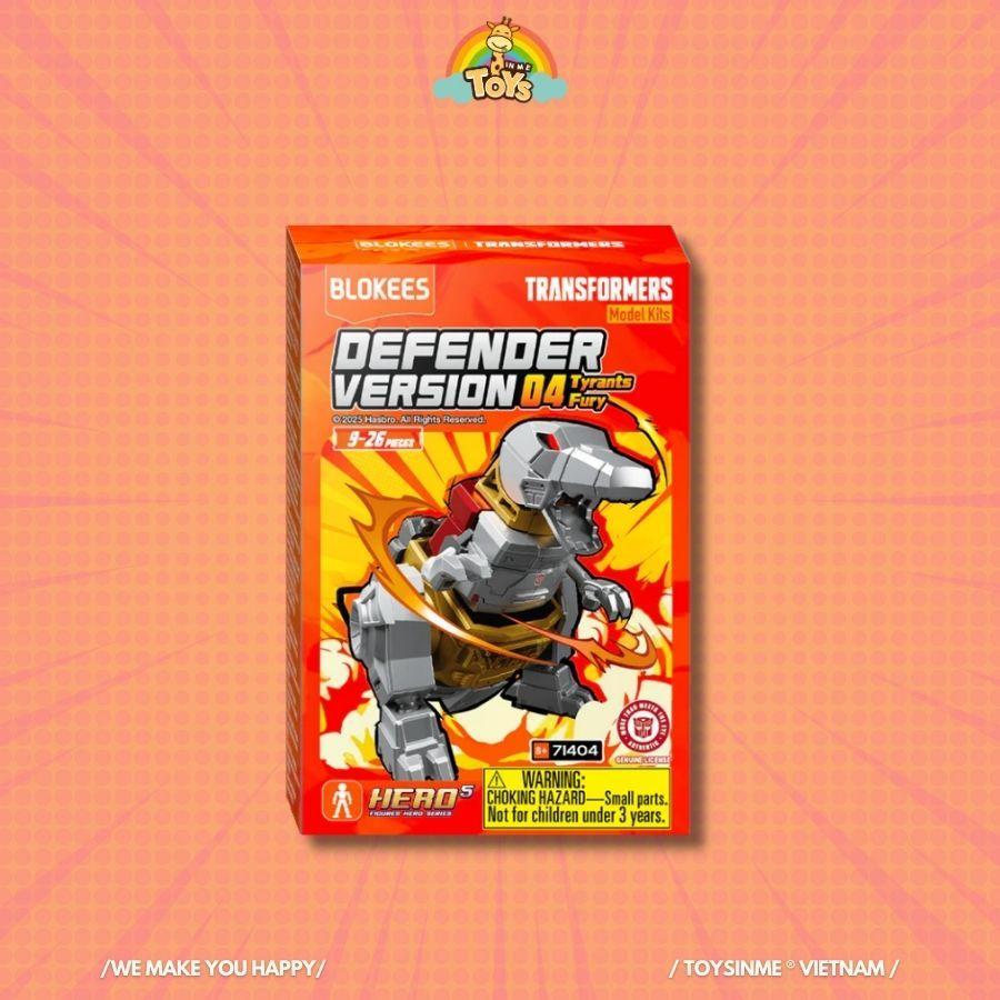 [ TOYS IN ME x BLOKEES ] ĐỒ CHƠI MÔ HÌNH LẮP RÁP BLOKEES TRANSFORMERS DEFENDER - 04 TYRANTS FURY