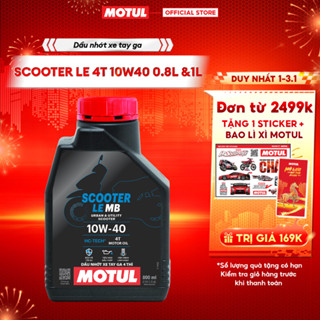  Dầu nhớt xe tay ga MOTUL SCOOTER LE 4T 10W40 0.8L & 1L 