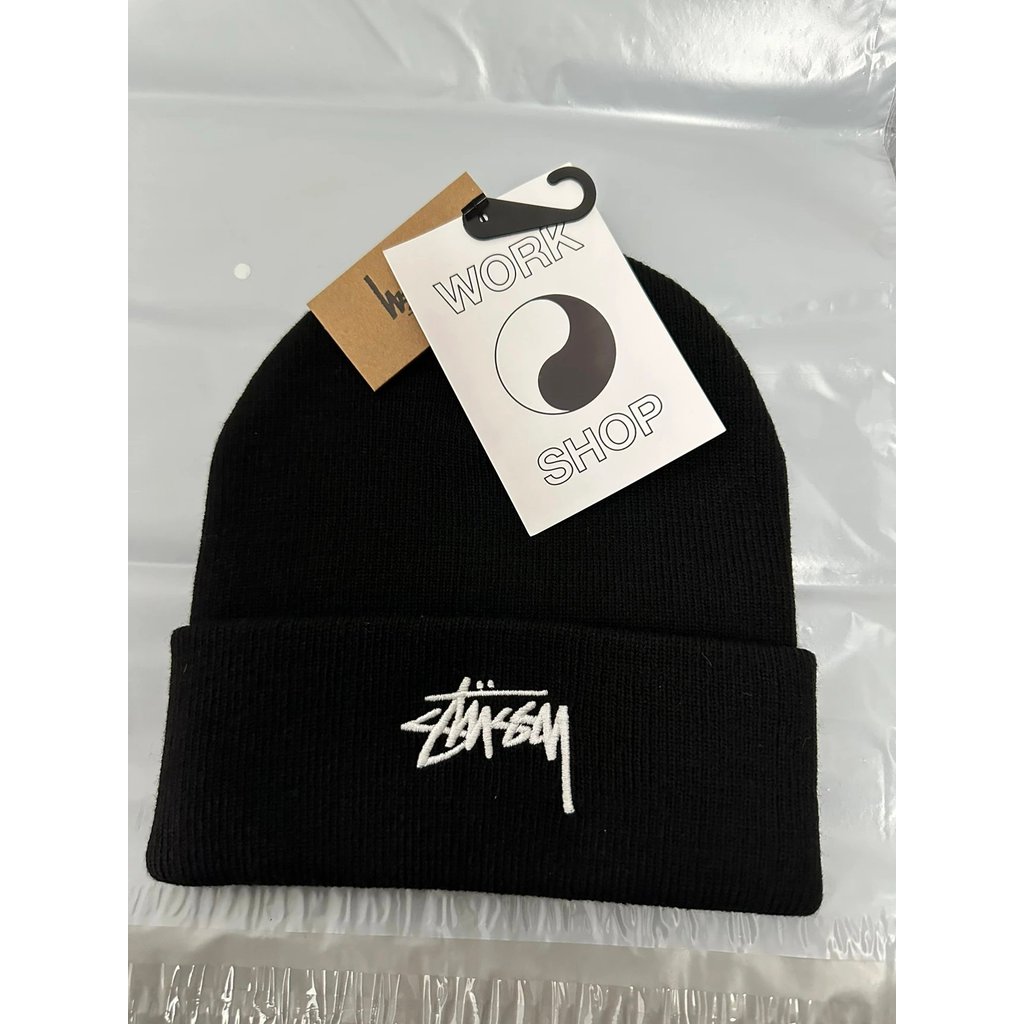 Mũ len Stussy họa tiết Thái cực