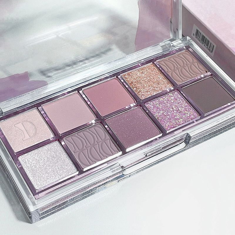 A New Product Xiaoyu Haitang Recommended Pink Gray Purple Gentle Sweet Desire Ten Color Eyeshadow Pa
