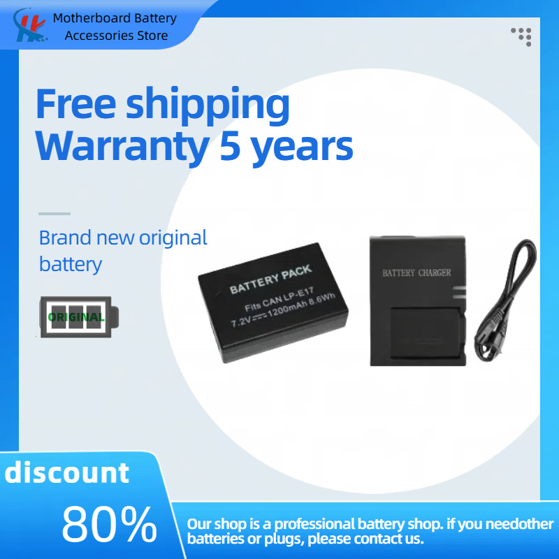 Pin LP-E17 7.2V 1040mah Cho Canon EOS R8 R10 R50 RP M3 M5 M6 77D, 750D, 760D, 800D, 8000D 8000D máy 