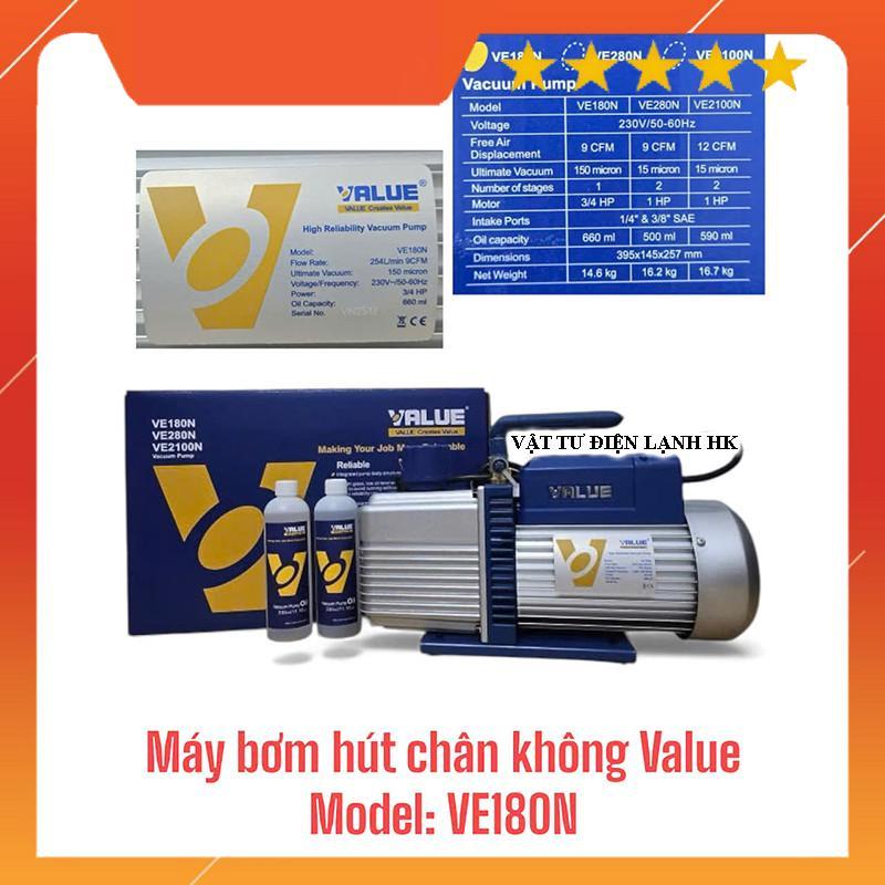 Máy hút chân không VALUE 1 cấp 9.0 CFM VE180N 9cfm hàng Xịn