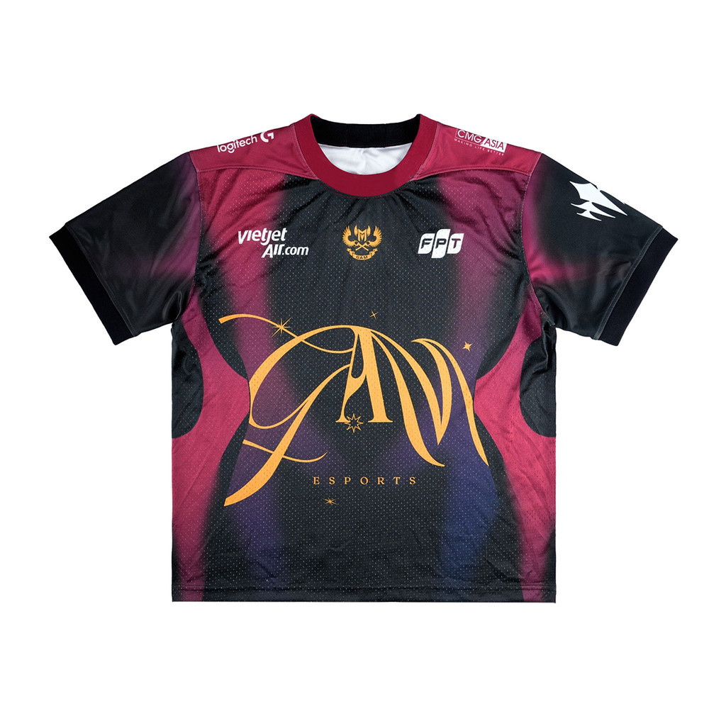 LCP Team GAM 2025 Never Back Up - Áo Sơ Mi Đồng Phục Esports Nam
