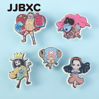 JJBXC charm Khóa Giày Phụ Kiện Hoạt Hình One Piece Phụ Kiện Giày Cao Cấp