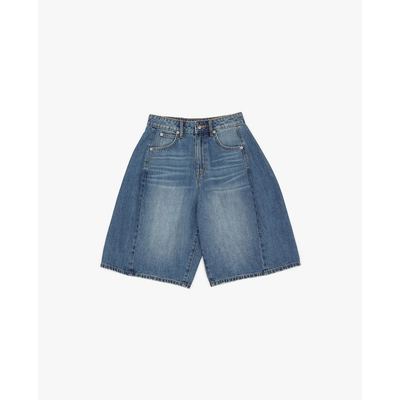 LEE - Quần short jeans nữ wash bạc_LWB012590101291-A10591