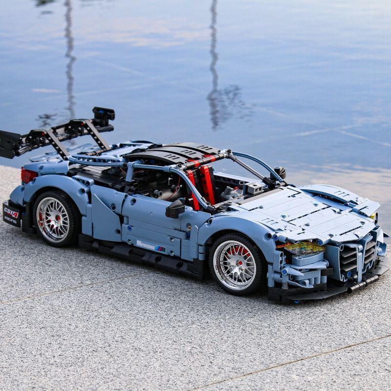 Lamborghini Đen Vàng V12 Khối Xây Dựng Xe Thể Thao Tương Thích Lego Bé Trai Lắp Ráp Đồ Chơi Giáo Dục