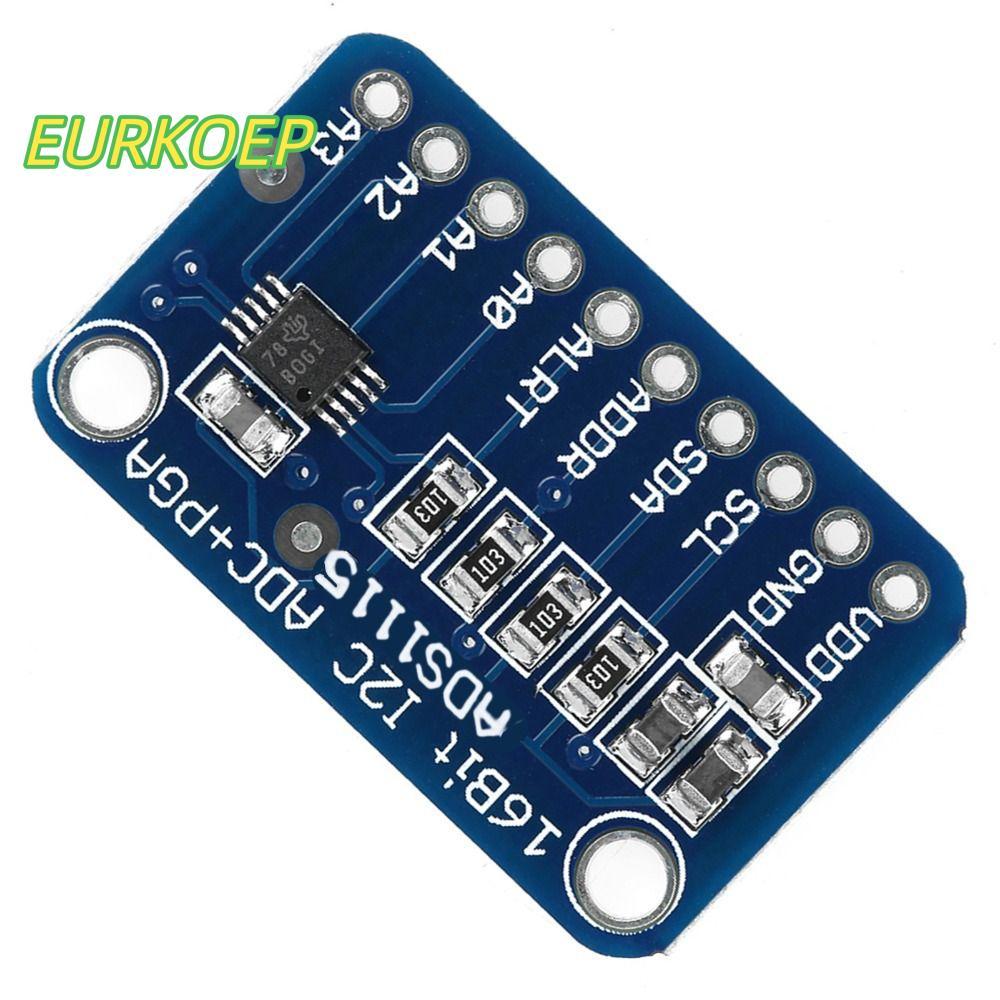 Mô-đun Analog sang kỹ thuật số MAILE, ADS1115 4 kênh đầu vào Bảng phát triển ADS1115, Giao diện I2C 
