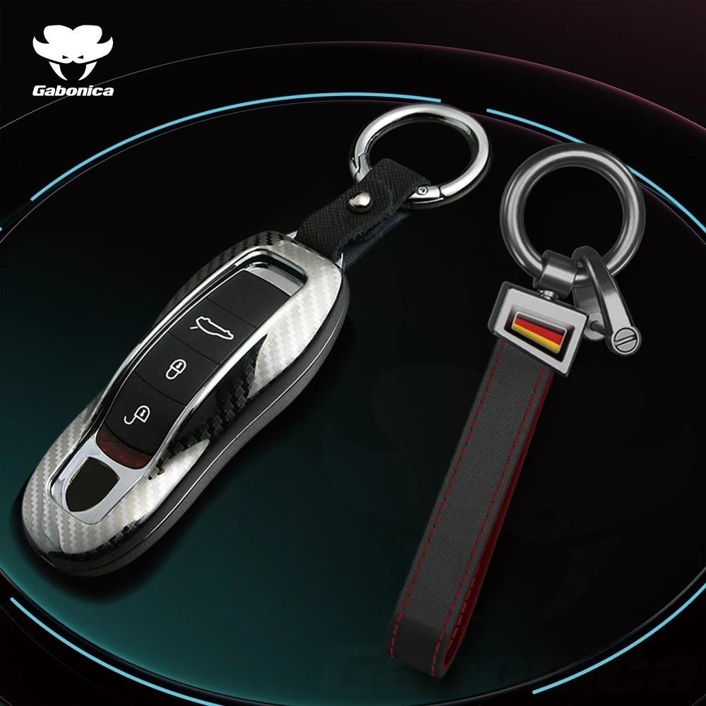 Vỏ chìa khóa xe bằng kim loại cho Porsche Cayenne 958 911 996 Lepin Boxster Macan Panamera 997 944 9