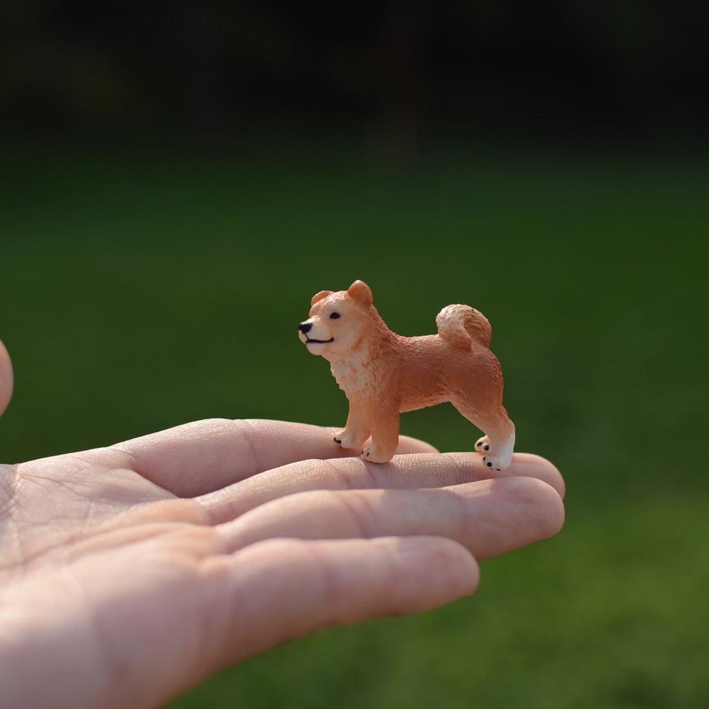 Đức Sile Nhật Bản Akita Inu Shiba Inu Mục Vụ Trang Trại Chó Động Vật Mô Hình Đồ Chơi Mô Phỏng