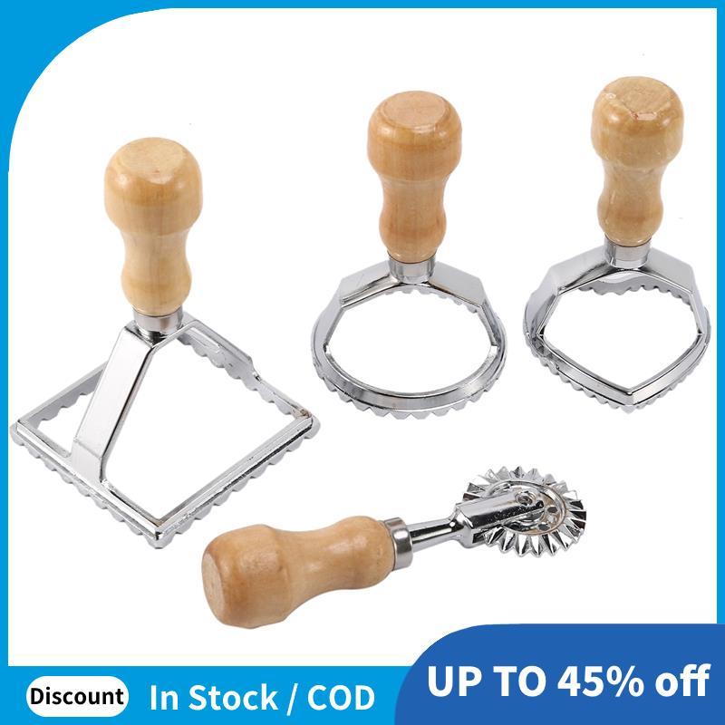 Ý Ravioli Bộ Cắt Pasta Báo Chí Nhà Bếp Đính Kèm Bộ Ravioli Máy Làm Khuôn Dụng Cụ Ravioli Tem Bộ Bánh